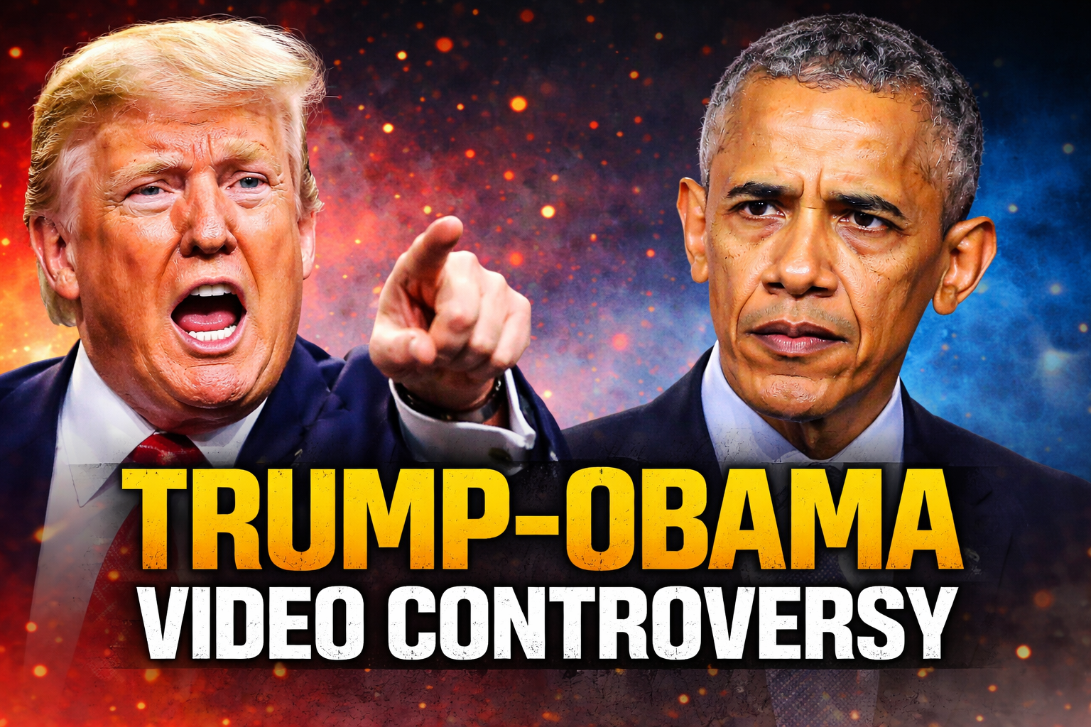 Trump and Obama video controversy